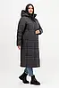 Жіночий довгий пуховик Li-9-1 р-ри 52–66, фото 6