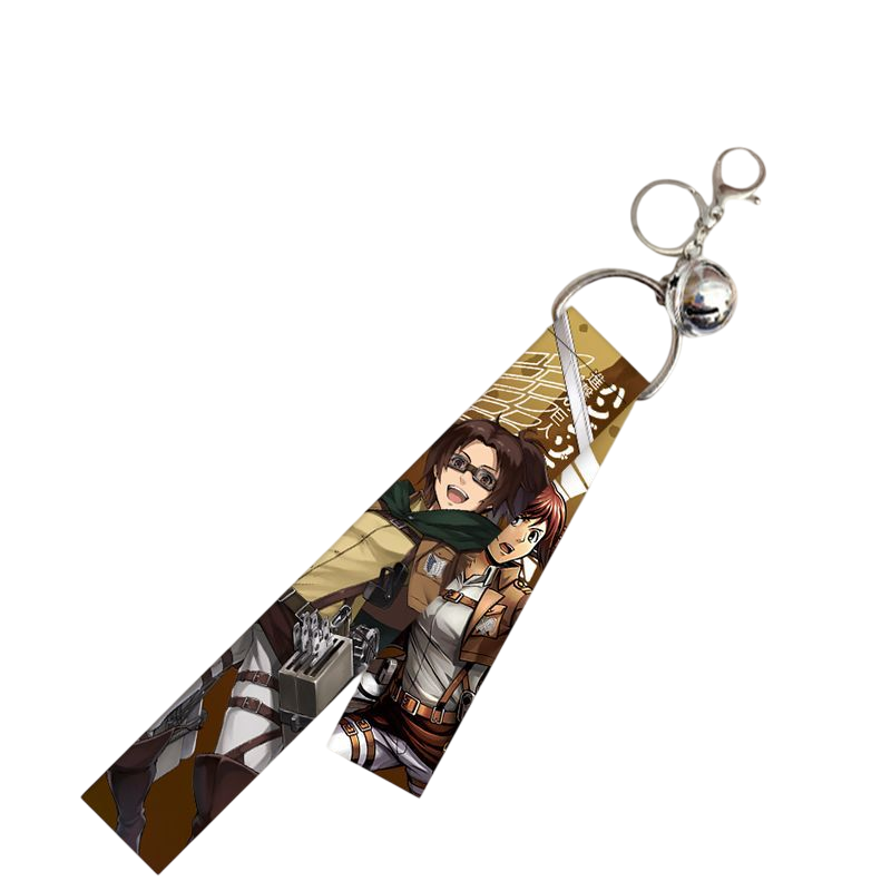 Брелок тканинний Атака титанів Ханджі Зое і Саша Браус Attack on Titan Hange Zoë and Sasha Braus 10 см, фото 1