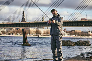 Norfin Mirage | Демісезонний водонепроникний «дихаючий» риболовний костюм, 3XL (64-66), фото 5