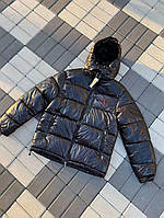 Куртка Глянцевая Polo Ralph Lauren Пуховик Зимний Черный Универсальный И Практичный Вариант