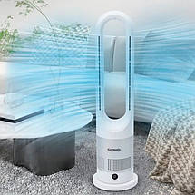 Безлопатевий підлоговий вентилятор Germatic AM-030JR, 1200 Вт, сенсорне керування та пульт ДК, фото 3