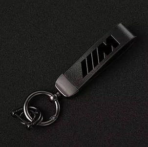 Брелок для ключів BMW шкіра чорний, фото 2