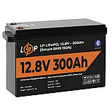 Logicpower LiFePO4 12,8V — 300 Ah (3840Wh) (Smart BMS 200А) з BT пластик, фото 2