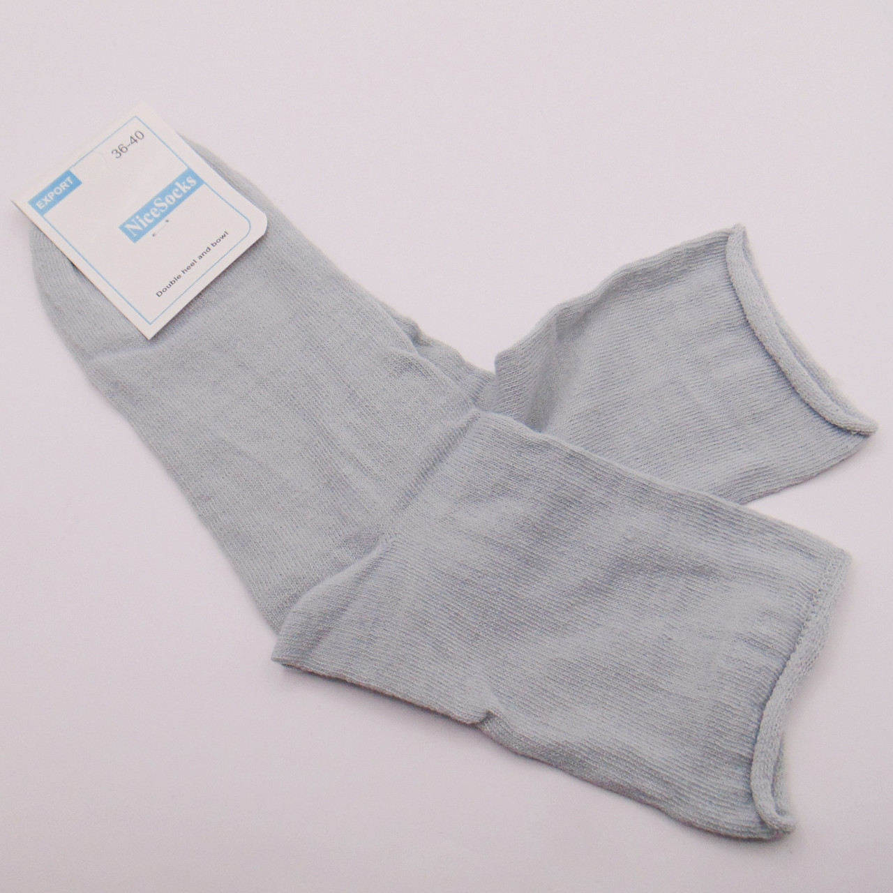 Шкарпетки без гумки 36-40 блакитні Nice, фото 1