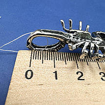 Кулон скорпіон великий 12 г Срібло 925 проби з чорнінням, фото 5