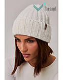 Вовняна жіноча шапка MISSY Бергія Тепла молодіжна зимова жіноча шапка, фото 9