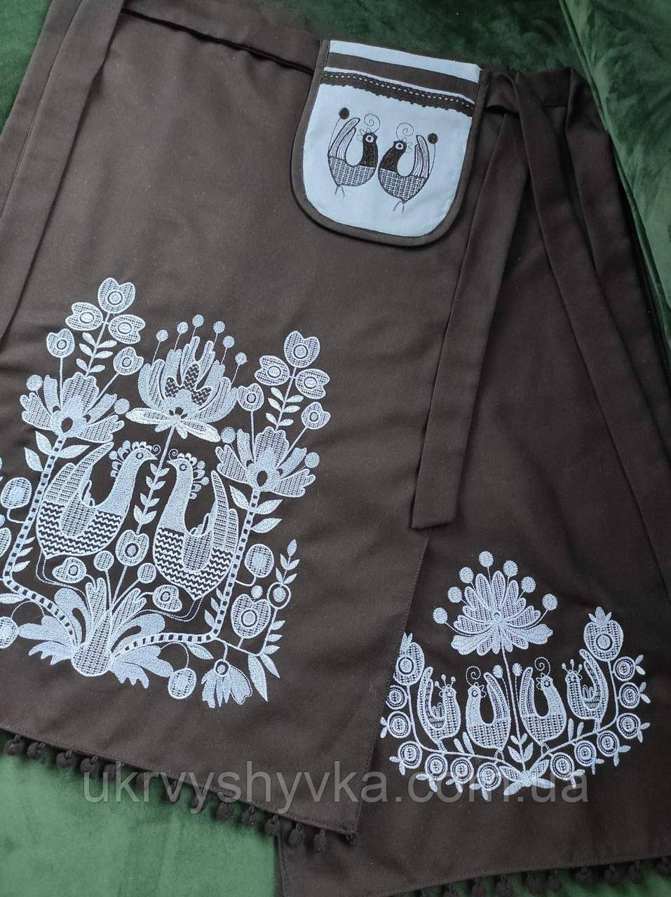 Вишиті фартухи з кишенькою "Самобутні", фото 1