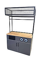 Кавовий модуль для магазину зі сміттєзбірником та диспенсерами