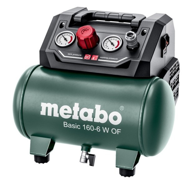Компрессор Metabo Basic 160-6 W OF (0.9 кВт, 160 л/мин) (601501000), фото 1