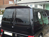 Анатомічний спойлер без стопи під фарбування 2 двері на Volkswagen T4 1990-2003 Дефлектор на дах Фольксваген Т4