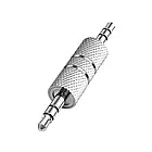 Аудіо стерео перехідник штекер 3к тато-тато Jack 3.5мм