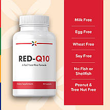 Червоний ферментований рис з коензимом Stop Aging Now Q10 RED-Q10® Organic Red Yeast Rice 60 капс., фото 4