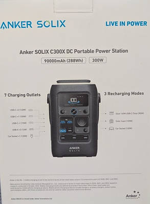 Anker SOLIX C300X DC Portable power station, цена: 21208