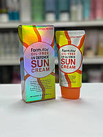 Сонцезахисний крем без олій для жирної шкіри обличчя Farmstay Oil-Free UV Defence Sun SPF 50+ 70мл
