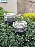 Набір круглих горщиків для квітів💐. Арт:3355