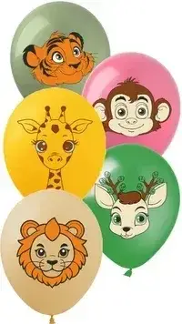 Аrt Show 12" Джунглі  латексні кулі Мін.замовлення 5 шт