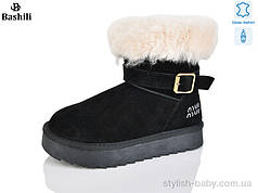 Дитяче зимове взуття гуртом. Дитячі уггі 2025 бренда Башили для дівчаток (рр. з 32 по 37)