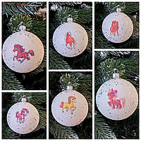 Шари з символом року 2026 -  Кінь 8см