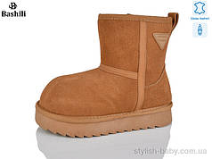 Дитяче зимове взуття гуртом. Дитячі уггі 2025 бренда Башили для дівчаток (рр. з 32 по 37)