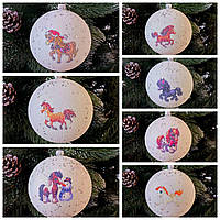 Шари з символом року 2026 -  Кінь 10см