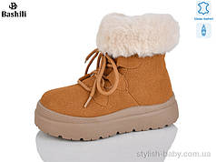 Дитяче зимове взуття гуртом. Дитячі уггі 2025 бренда Башили для дівчаток (рр. з 32 по 37)