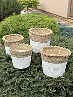 Набір корзин з 2 шт для квітів💐. Арт3357