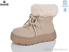 Дитяче зимове взуття гуртом. Дитячі уггі 2025 бренда Башили для дівчаток (рр. з 32 по 37)