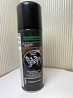 Аерозоль фарба Темно Коричнева "Leather Fresh" Salamander PROFESSIONAL для гладкої шкіри 200 мл.