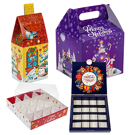 Новорічна упаковка для цукерок