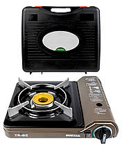 Газова плитка туристична Tribe Universal з перехідником на великий балон