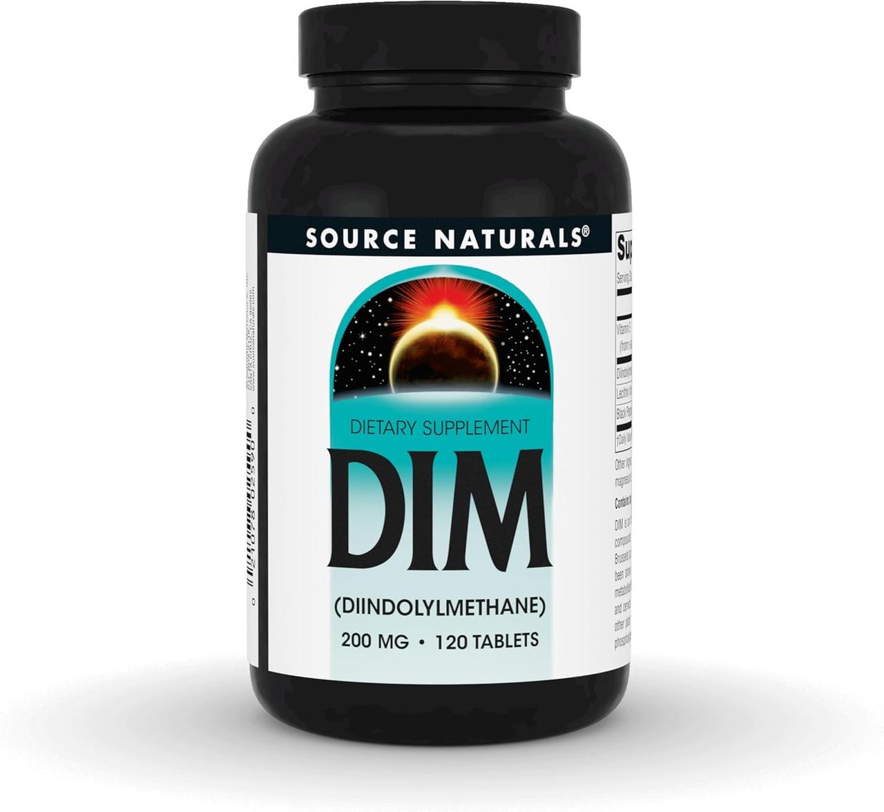 Source Naturals DIM 200 mg 120 Tablets, фото 1