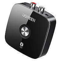 Bluetooth-аудіоресивер Ugreen CM123 Bluetooth 5.3 AUX 3.5 мм 2RCA акумулятор Чорний