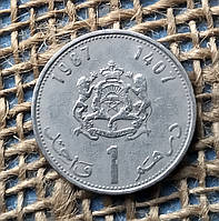 1 дирхам 1987 року. Марокко