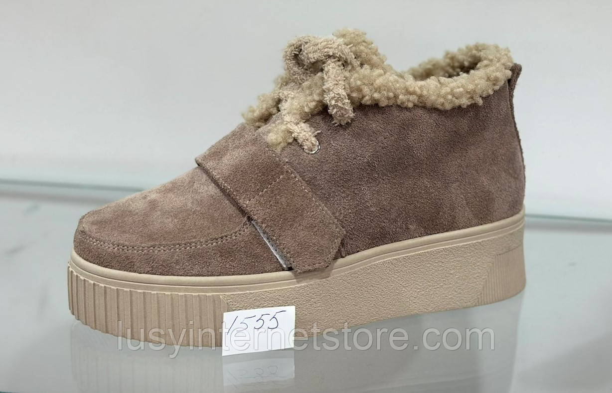 Черевики жіночі зимові великого розміру від виробника модель КС25-1555Б, фото 1