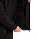 Чоловіча куртка весна осінь демісезонна з капюшоном softshell чорна Pobedov Vector - фото 9 - id-p2789334872