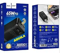 Повербанк Hoco DB82 Aquila PD65W 40000mAh Black мощный УМБ с быстрой зарядкой