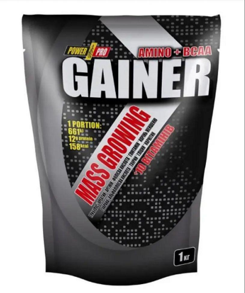Гейнер Power Pro Gainer Chocolate, 1000 г, фото 1