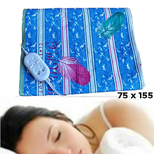 Простирадло з підігрівом односпальне 75 х 155 см з підігрівом, Електропростирадла Туреччина LUX