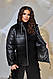 Жіноча демісезонна куртка стьобана великих розмірів, фото 3