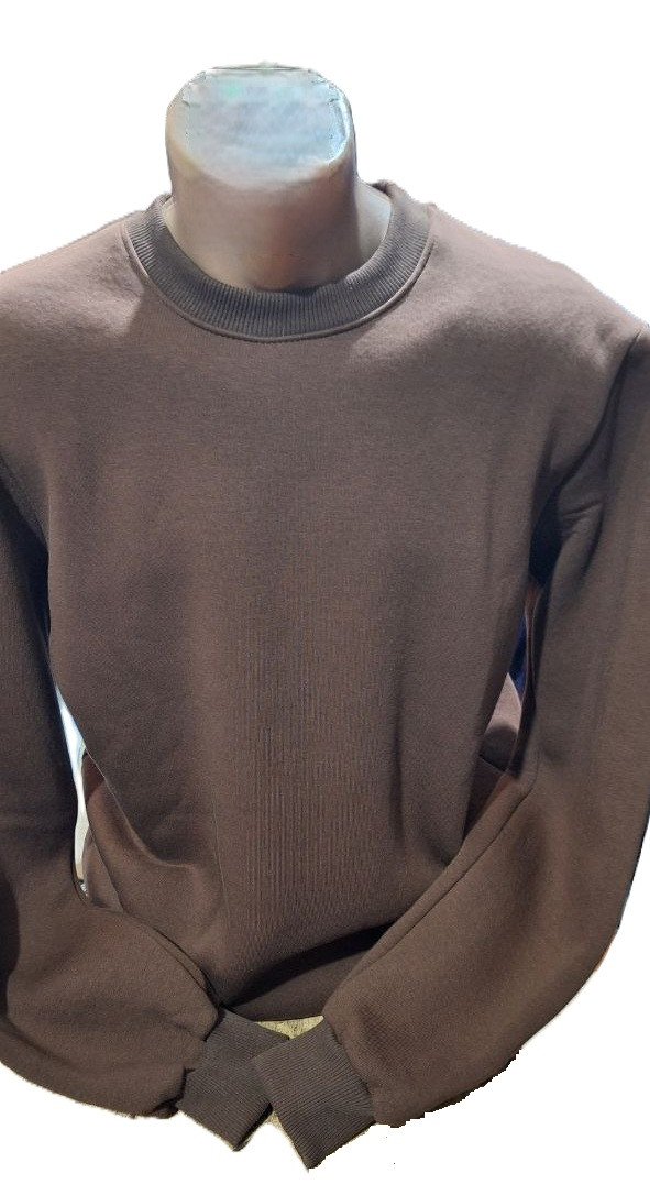 Світшот чоловіча толстовка зимова тепла трикотаж на флісі