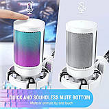 Мікрофон Fifine Ampligame A6V White, конденсаторний | Тринога в комплекті | RGB підсвітка, фото 3