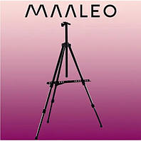 Професійний мольберт-тринога Maaleo (77-160 см) переносний, залізний, з чохлом, для картин та презентацій