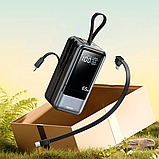 Професійний повербанк Remax 20000 мА·год, 65 Вт PD/QC, для ноутбуків, Сірий, фото 4