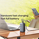 Професійний повербанк Remax 20000 мА·год, 65 Вт PD/QC, для ноутбуків, Сірий, фото 5