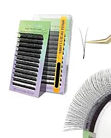 Вії Nagaraku пучки Single C 0.07 Y mix (8-15) 2D