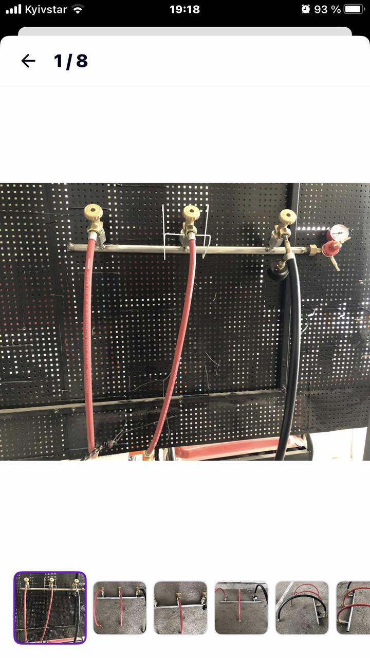 Рампа пропанова на 3 балона, фото 1