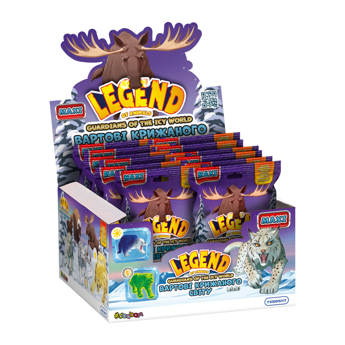 Дисплей 10 шт.! Legend of animals Стретч-іграшка #Sbabam Вартові крижаного світу Sbabam 67/CN24 #sbabam 67/CN24-CDU , Міккі Маус