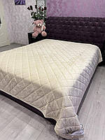 Велюрове стьобане покривало з прошарком синтепону 220х240