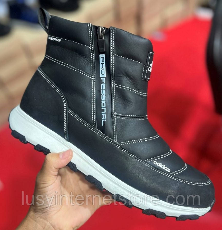 Чоботи зимові чоловічі шкіряні від виробника модель ВР25-2110, фото 1