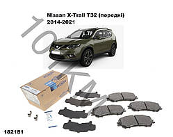 Комплект гальмівних колодок (передні) Nissan X-Trail (T32) (2014-2021) ICER